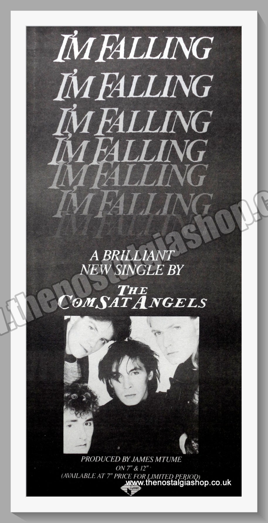 Comsat Angels (The) I'm Falling. 1985 Large Original Advert (ref AD15392)