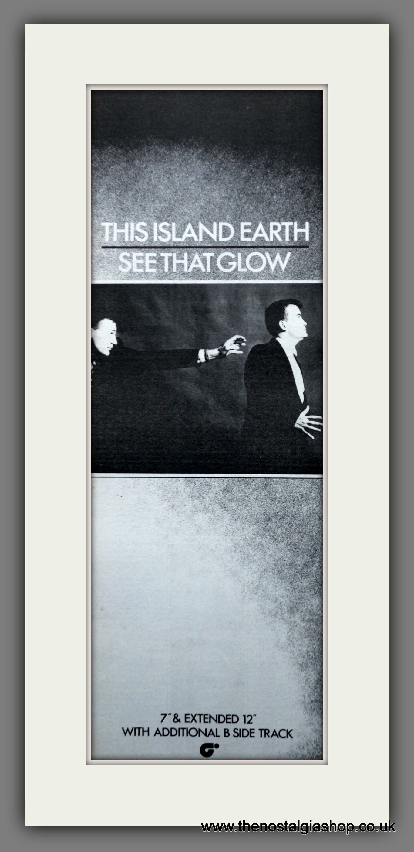 This Island Earth. See That Glow. Vintage Original Advert 1984  (ref AD200384)