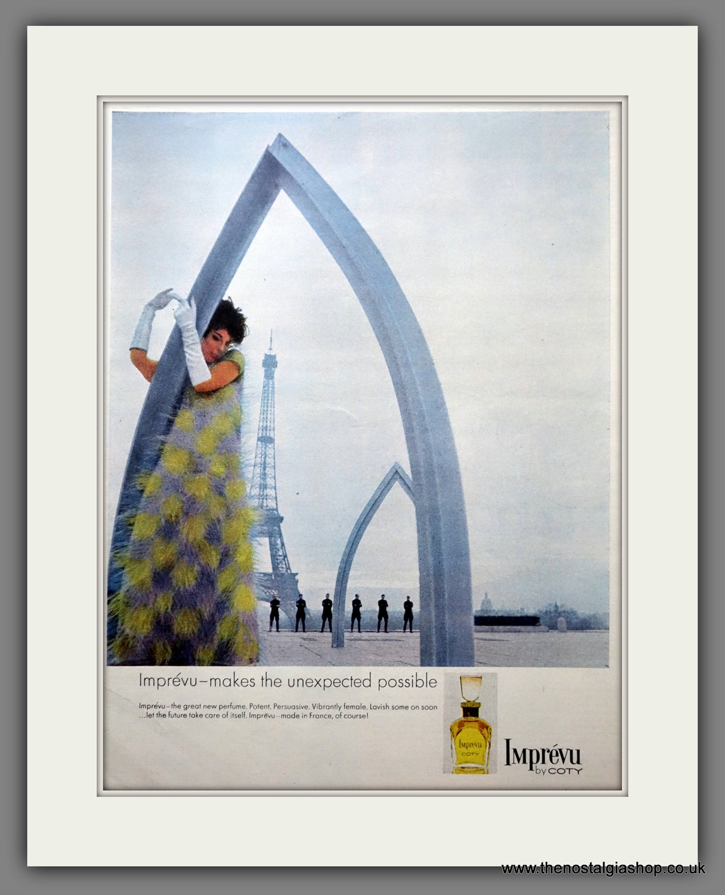 Imprevu by Coty Perfume. Original Advert 1966 (ref AD300909)