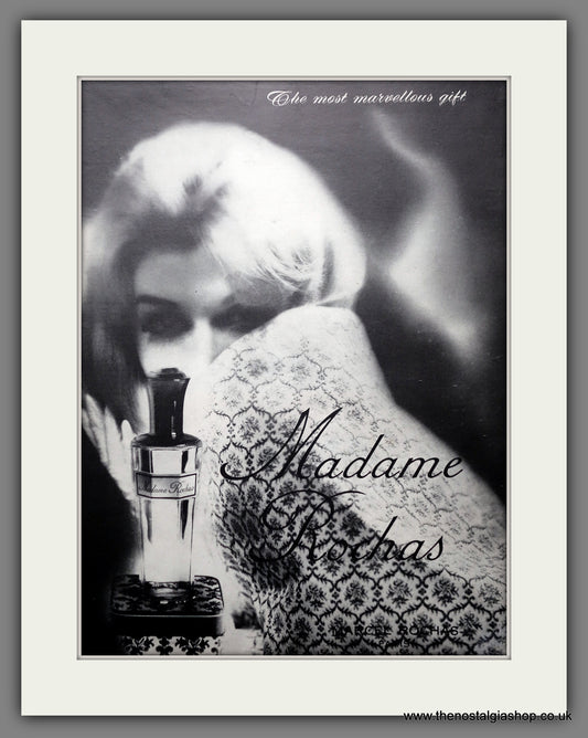 Madame Rochas Perfume. Original Advert 1962 (ref AD300912)