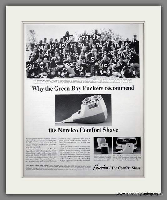 Norelco Comfort Shave. Large Original Advert 1964 (ref AD300934)