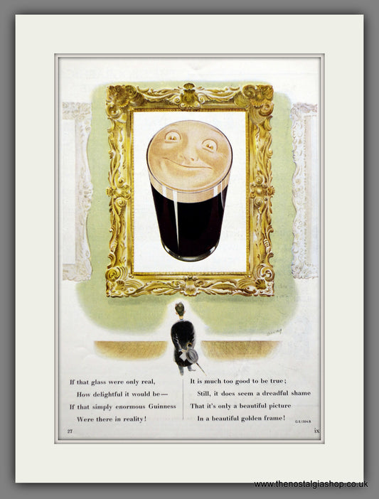 Guinness. 1947 Original Advert  (ref AD60828)