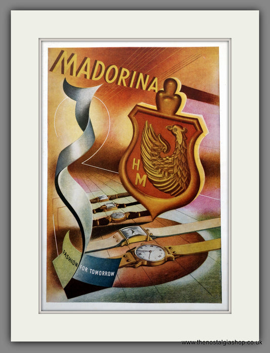 Madorina Watches. Original Advert 1950 (ref AD301184)