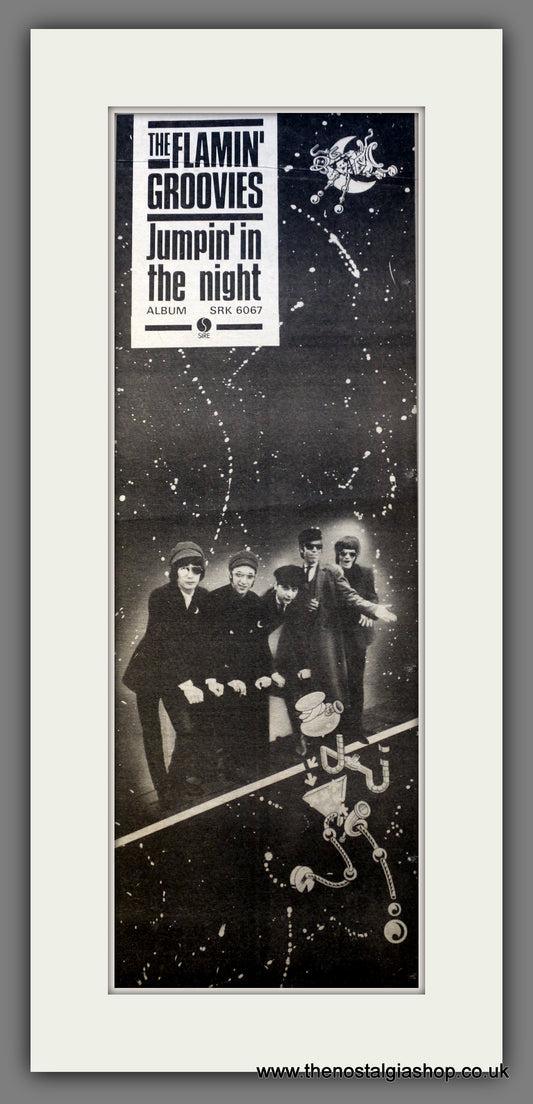 Flamin' Groovies (The) Jumpin' In The Night. Original Advert 1979 (ref AD200516)