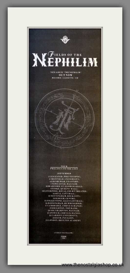 Fields Of The Nephilim The Nephilim. Original Advert 1988 (ref AD200530)