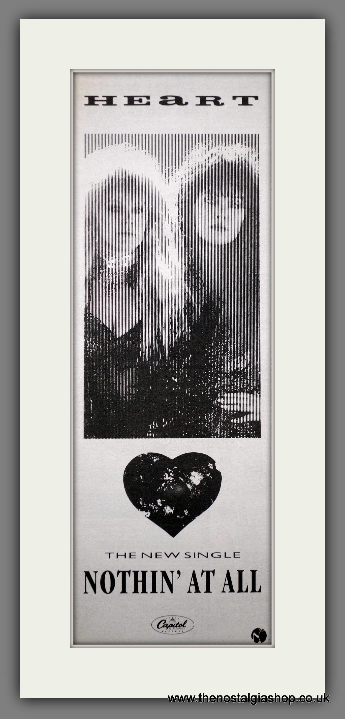 Heart Nothin' At All.  Original Advert 1986 (ref AD200592)