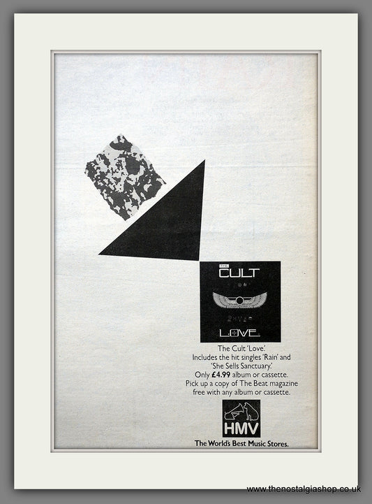 Cult (The) Love. Original Advert 1985 (ref AD15595)