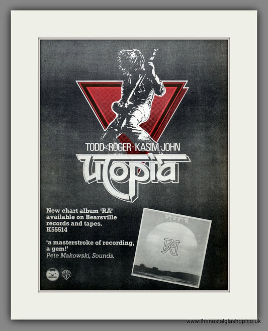 Utopia RA. Original Advert 19977 (ref AD15463)