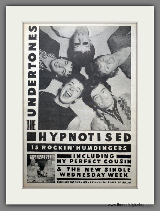 Undertones (The) Hypnotised. Original Advert 1980 (ref AD15482)