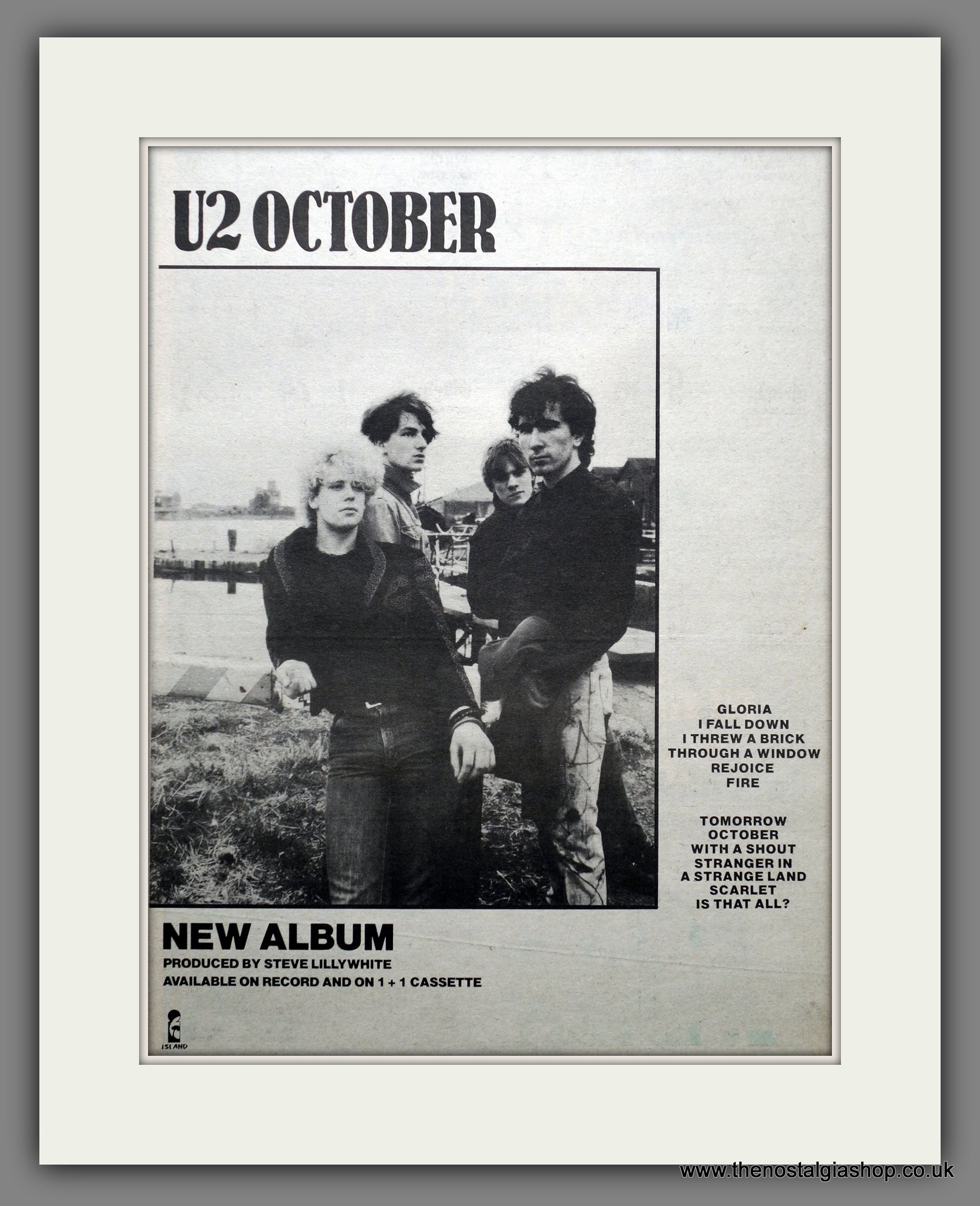 U2 – October (1981, Vinyl) - Discogs