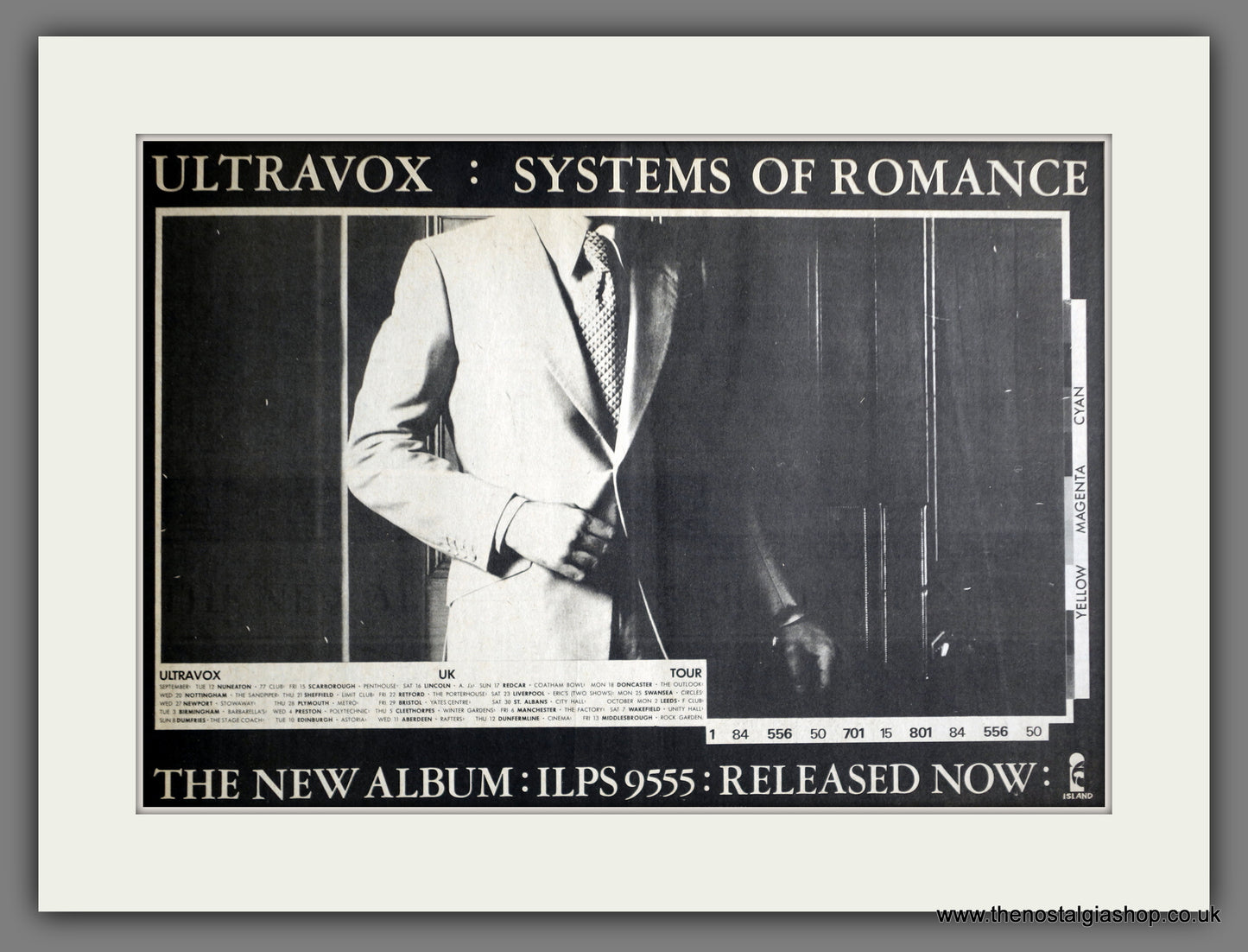 Ultravox  Systems Of Romance. Original Advert 1978 (ref AD15512)