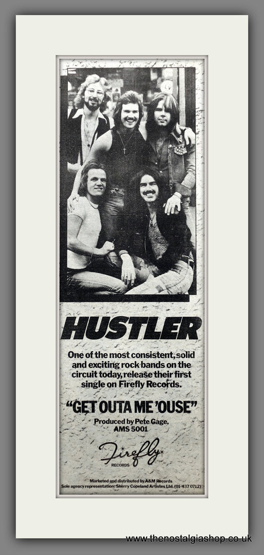 Hustler Get Outa Me Ouse.  Original Advert 1974 (ref AD200615)