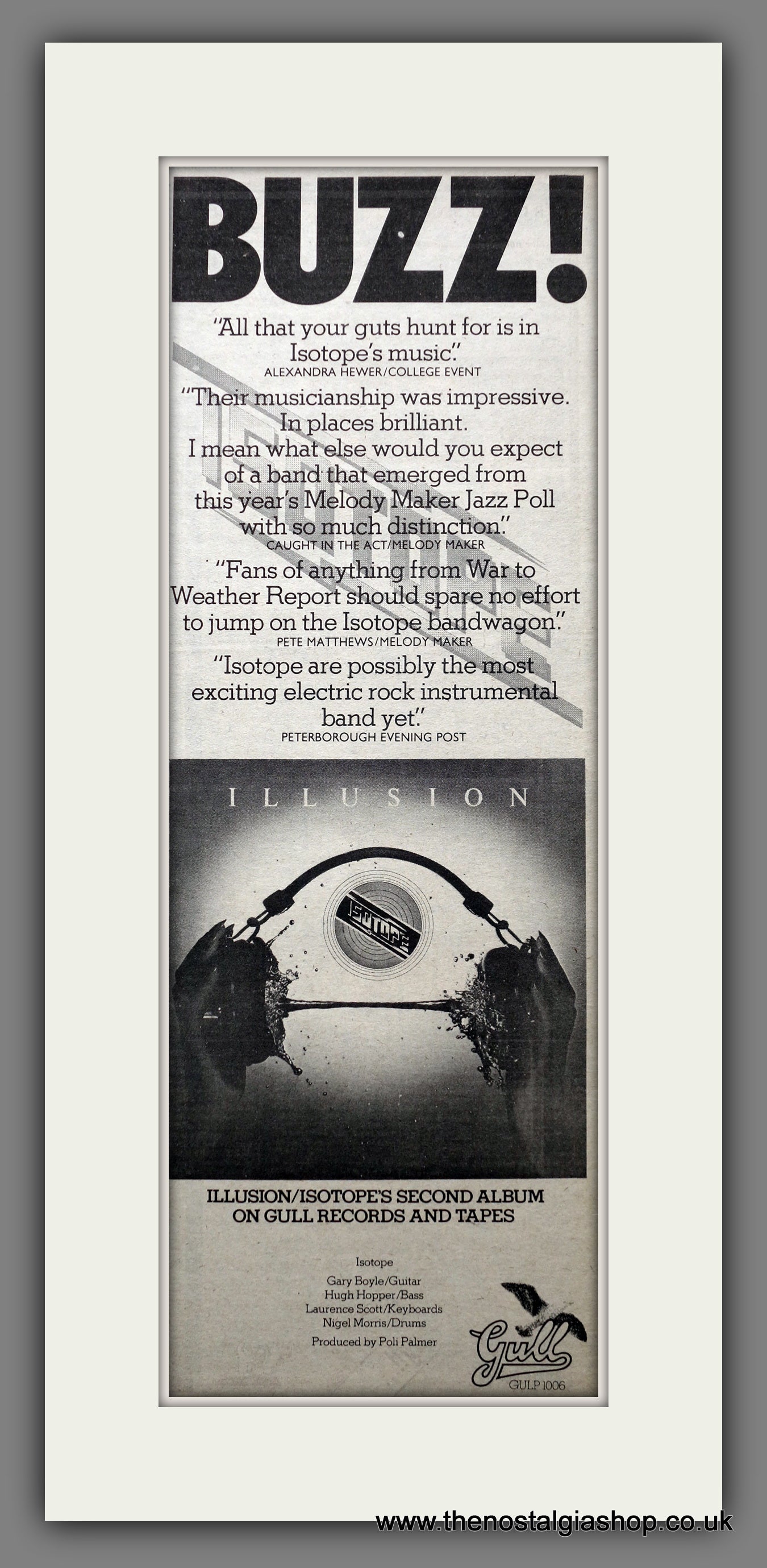 Isotopes Illusion.  Original Advert 1974 (ref AD200630)