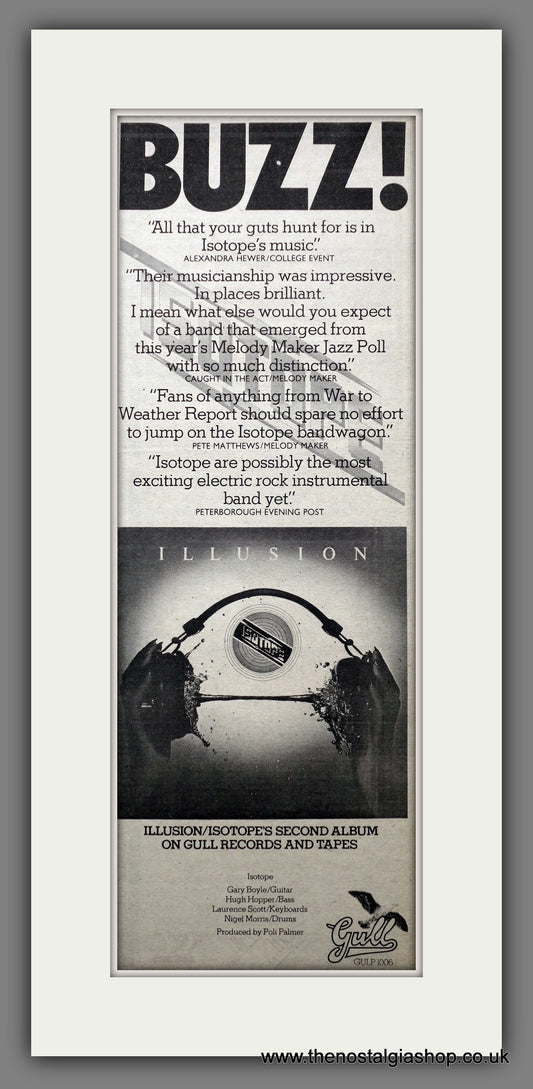 Isotopes Illusion.  Original Advert 1974 (ref AD200630)