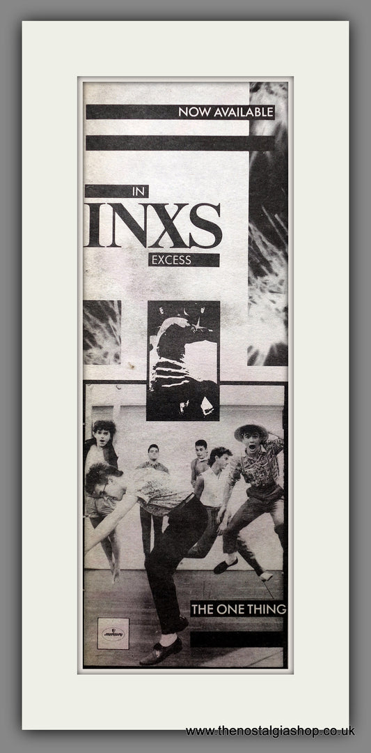 Inxs The One Thing.  Original Advert 1983 (ref AD200632)