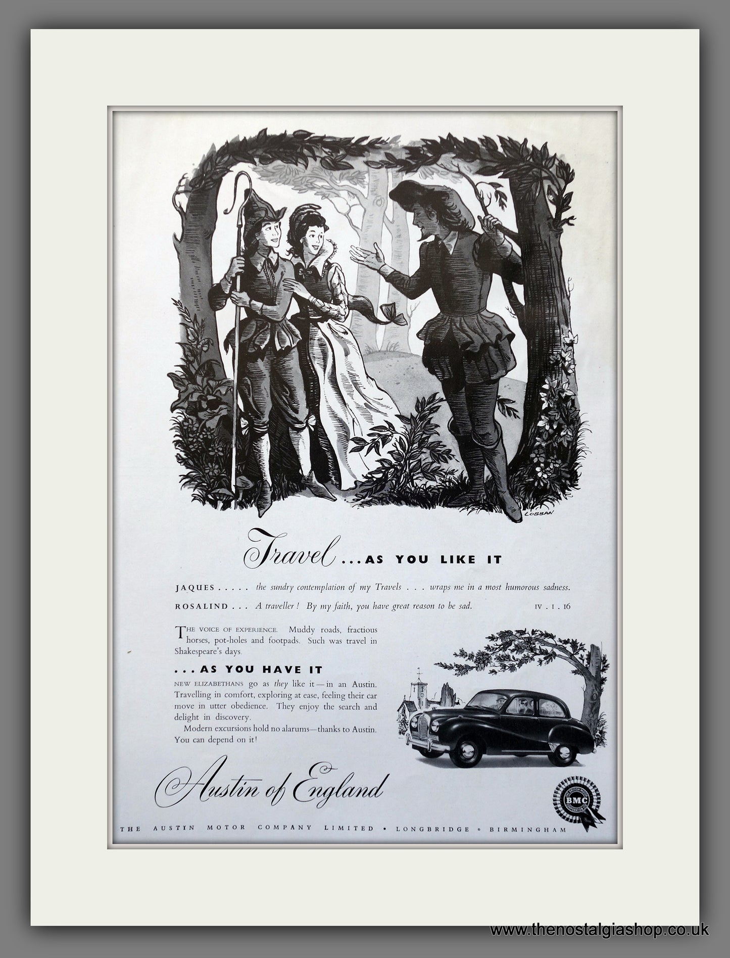 Austin Motor Company. Original Advert 1953 (ref AD301331)