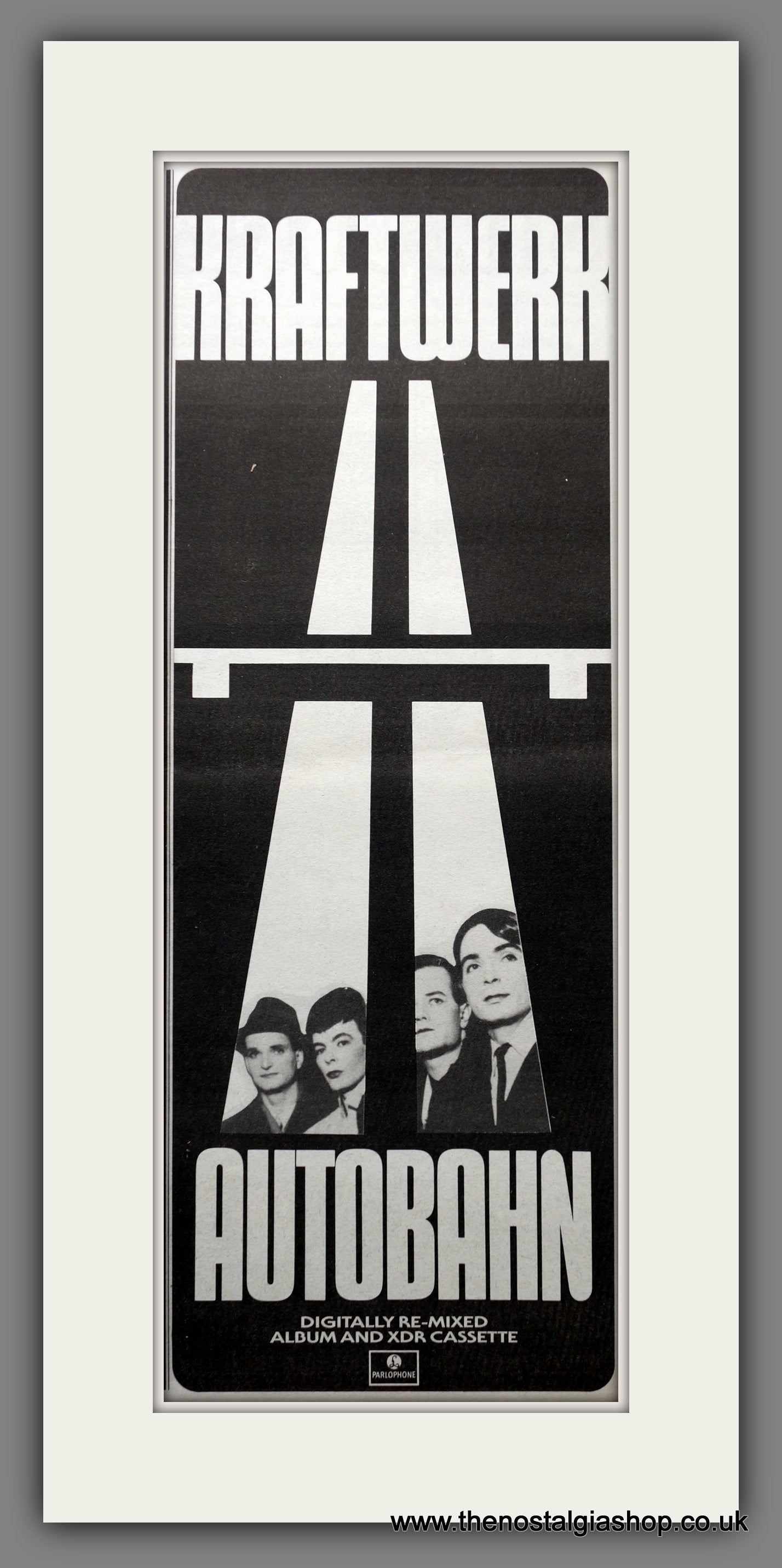 Kraftwerk Autobahn. Original Advert 1985 (ref AD200720)