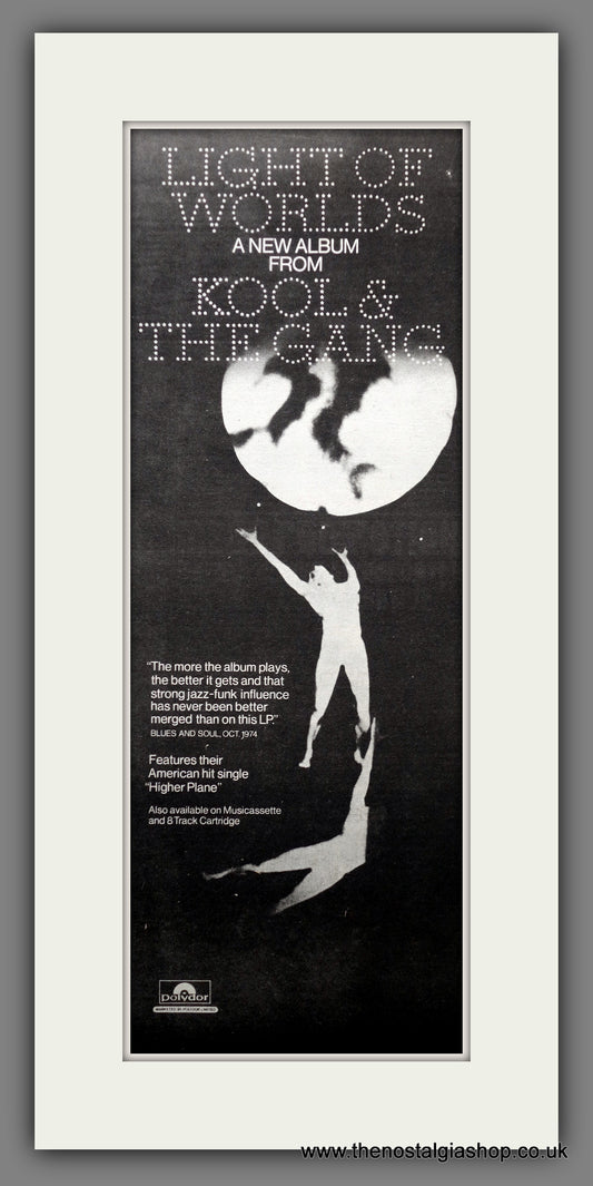 Kool & The Gang Light Of Worlds. Original Advert 1974 (ref AD200732)