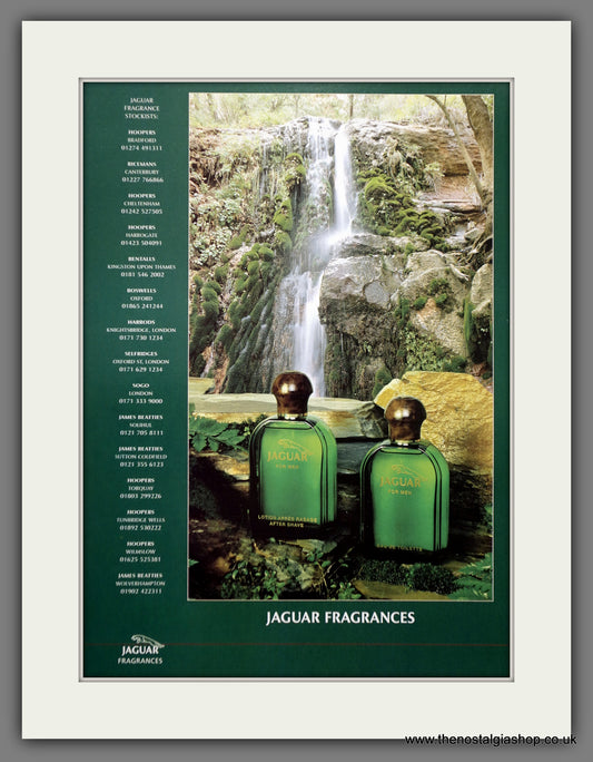 Jaguar Fragrances for Men. 1998 Original Advert (ref AD60956)