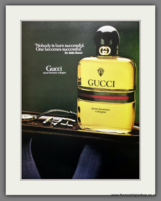 Gucci. Fragrances for Men. 1983 Original Advert (ref AD60961)