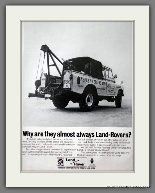 Land Rover. 1974 Original Advert (ref AD61057)