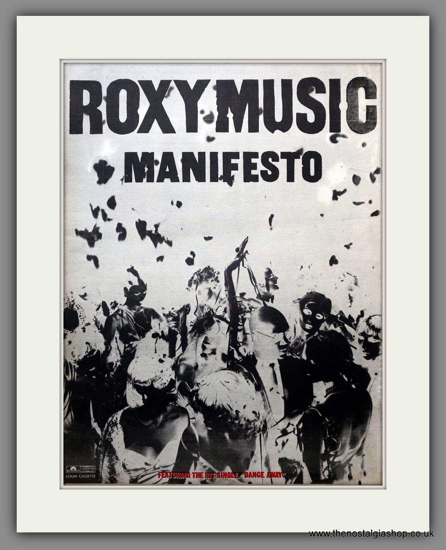 Roxy Music Manifesto. Original Advert 1979 (ref AD15542)