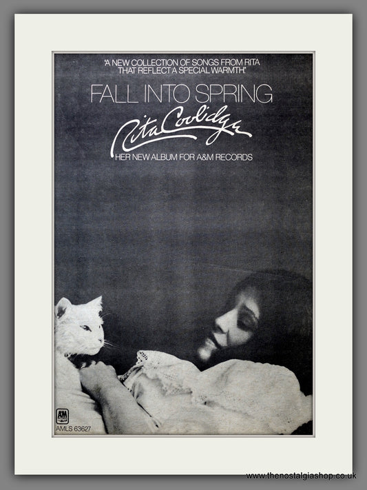 Rita Coolidge Fall Into Spring. Original Advert 1974 (ref AD15556)