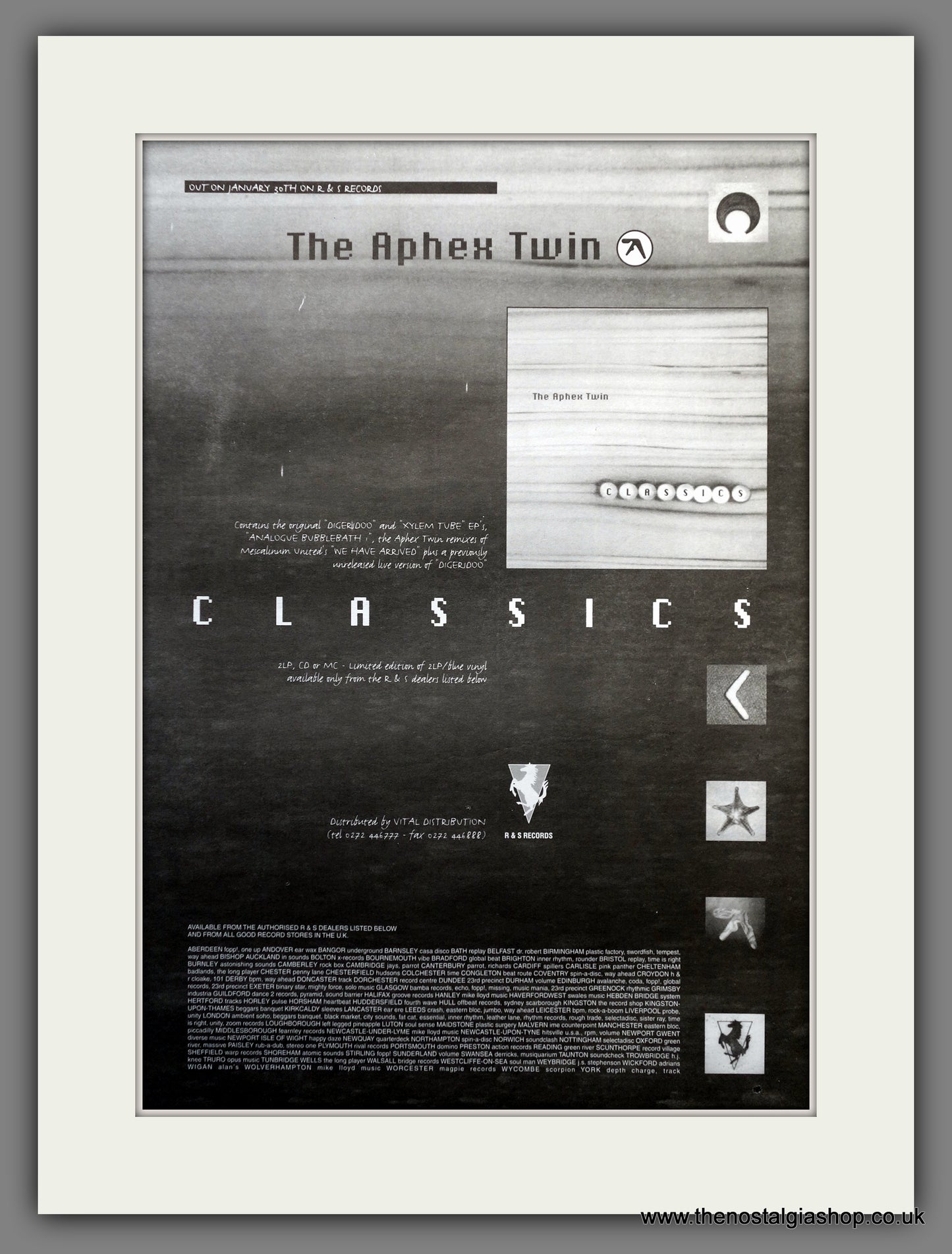 Apheh Twin (The) Classics. Original Advert 1995 (ref AD15563)