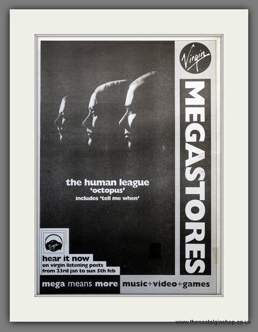 Human League (The) Octopus. Original Advert 1995 (ref AD15564)