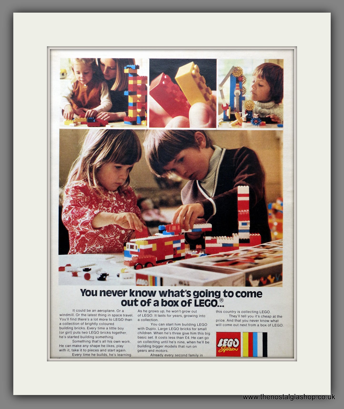 Lego. Original Advert 1972 (ref AD301392)