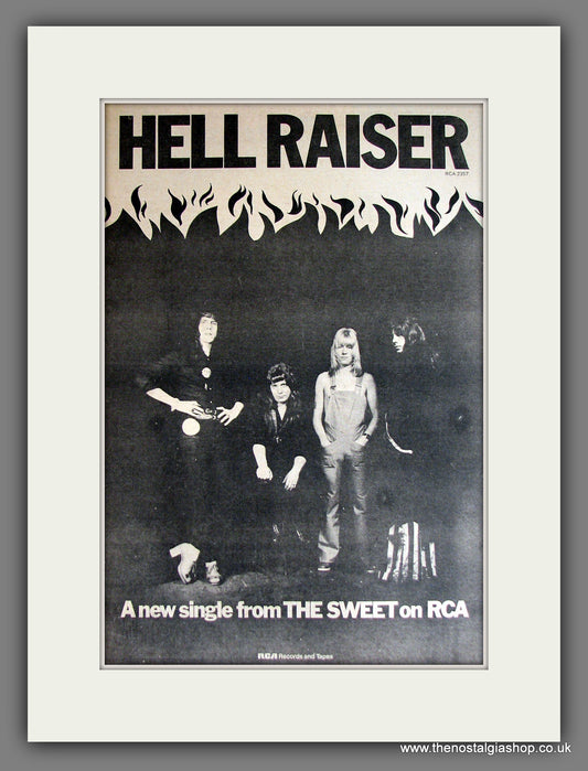 Sweet (The) Hellraiser. Vintage Advert 1973 (ref AD14137)