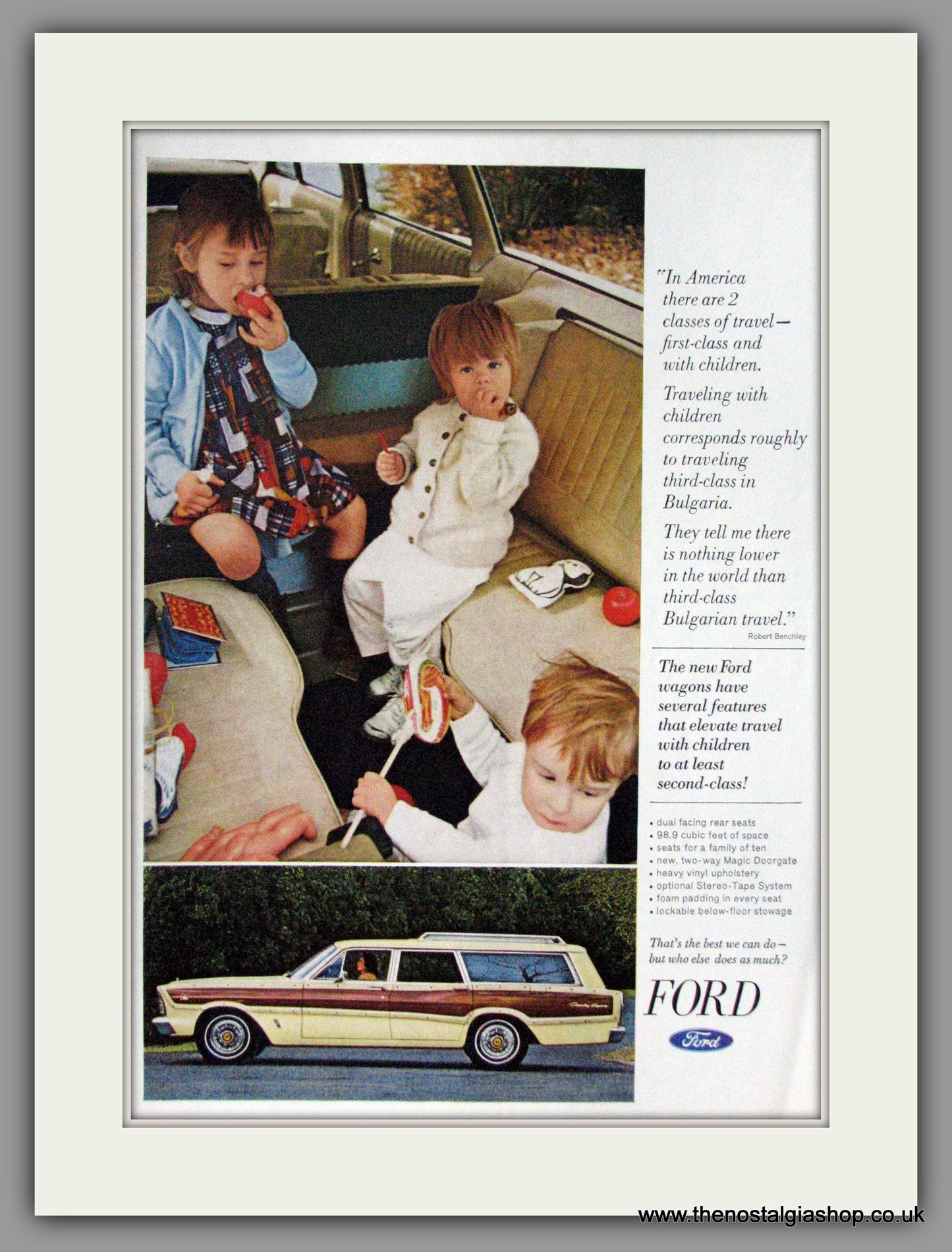 Ford Wagon. 1966 Original American Advert (ref AD52139)