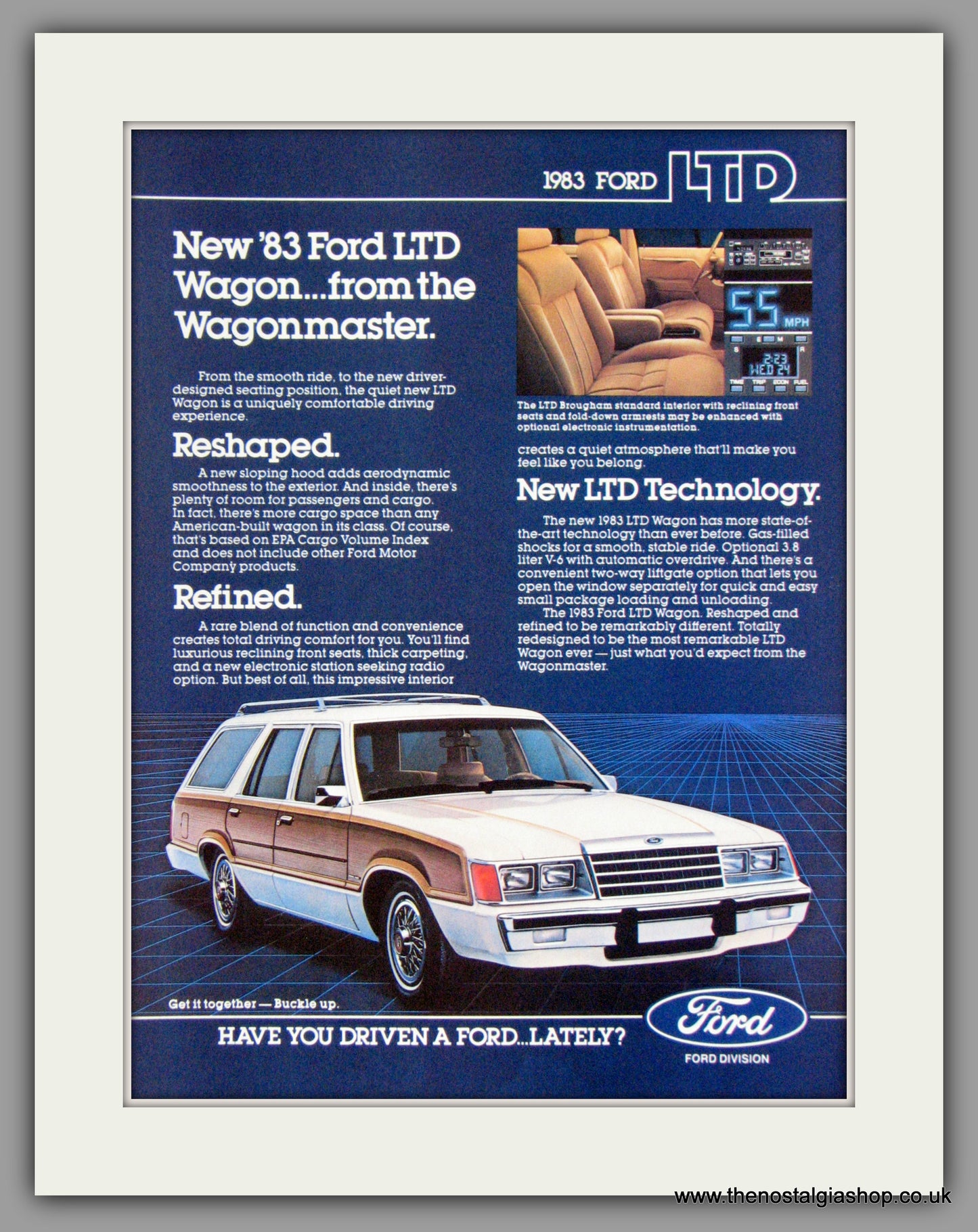 Ford LTD Wagon. 1983 Original American Advert (ref AD52143)