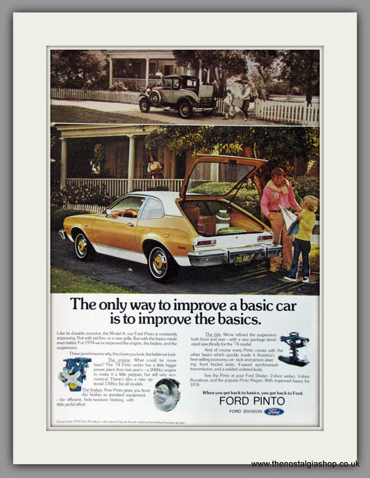 Ford Pinto. 1973 Original American Advert (ref AD52145)