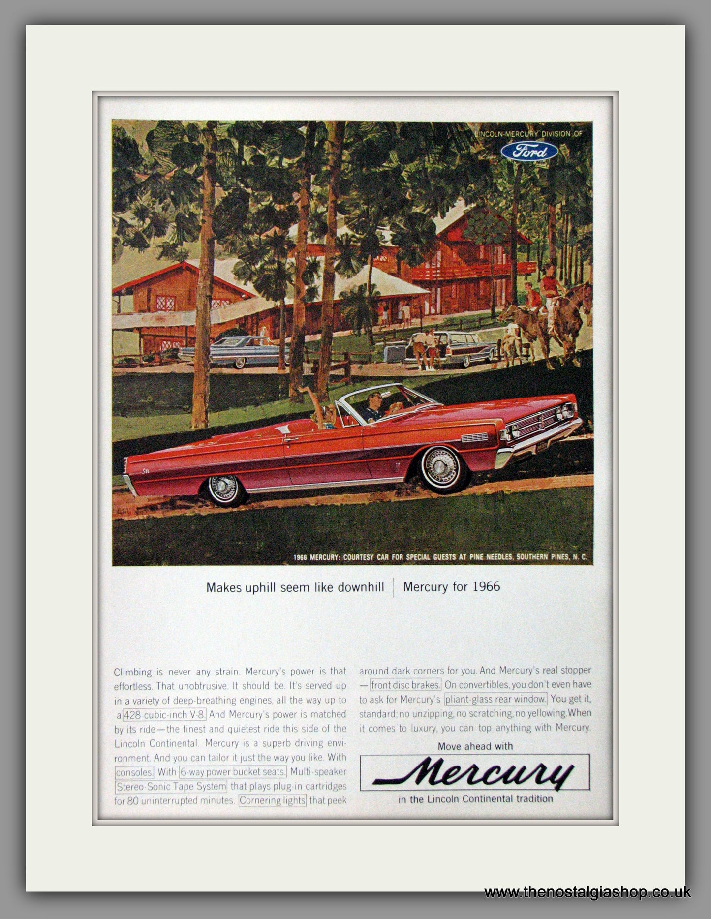 Ford Mercury. 1965 Original American Advert (ref AD52147)