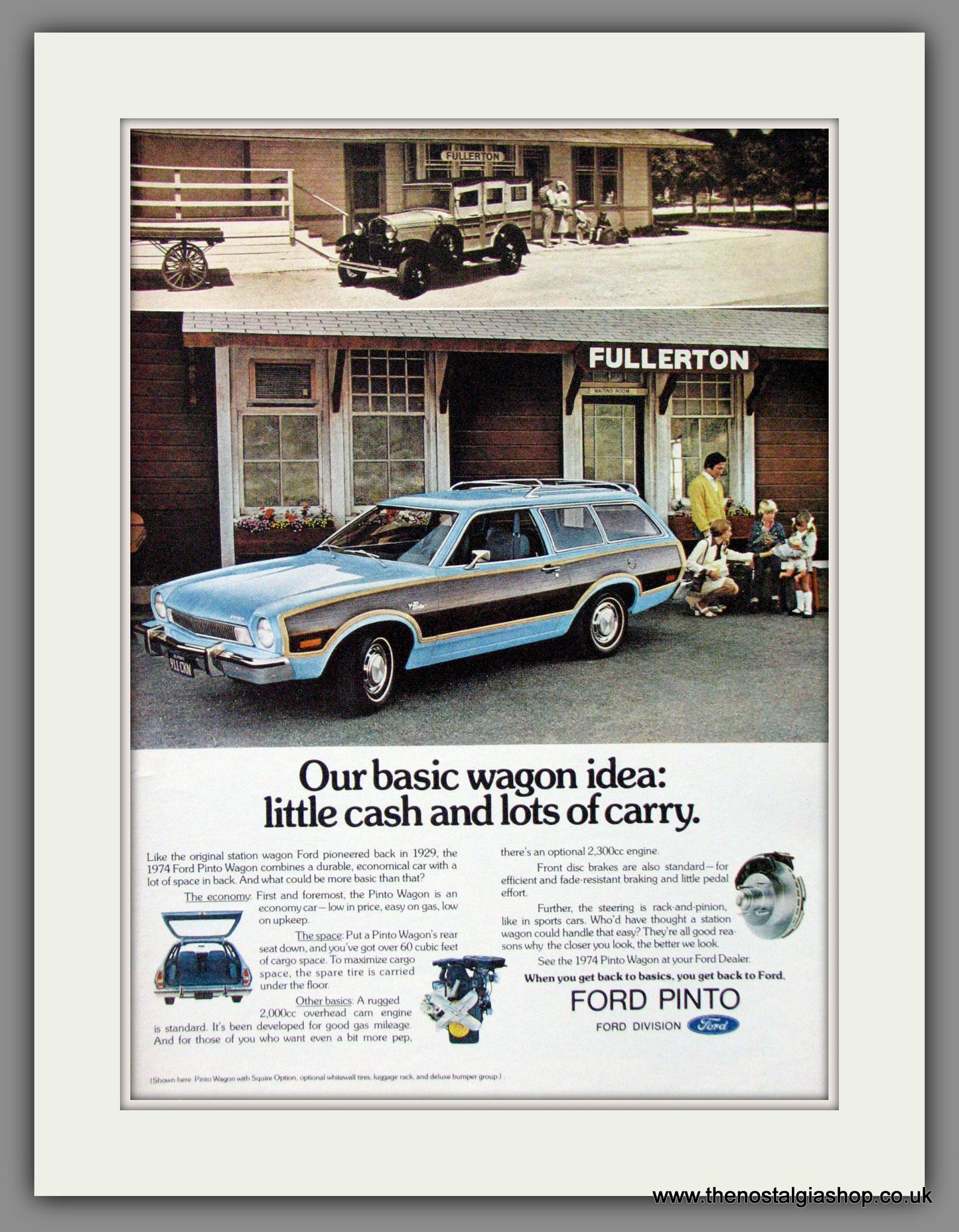 Ford Pinto Wagon. 1973 Original American Advert (ref AD52161)