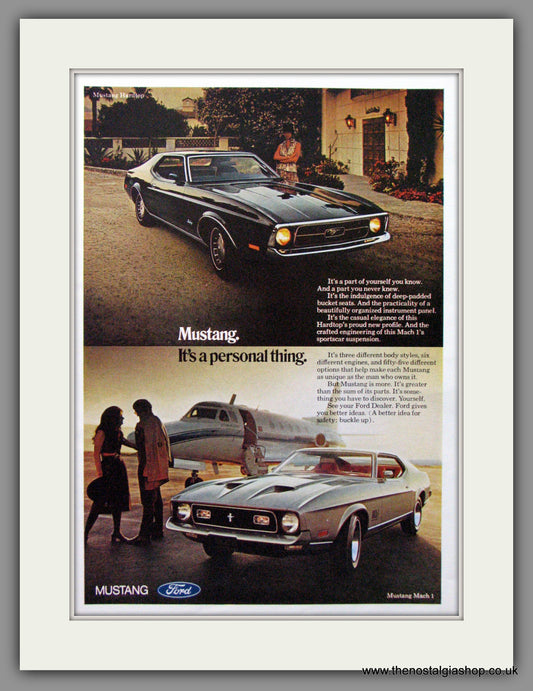 Ford Mustang '71. Original American Advert 1971 (ref AD54134)