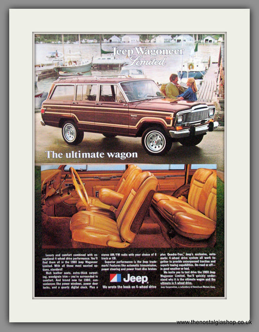 Jeep Wagoneer Limited. 1979 Original American Advert (ref AD52294)