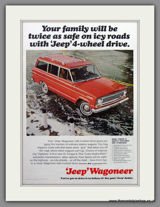 Jeep Wagoneer. 1966 Original American Advert (ref AD52300)