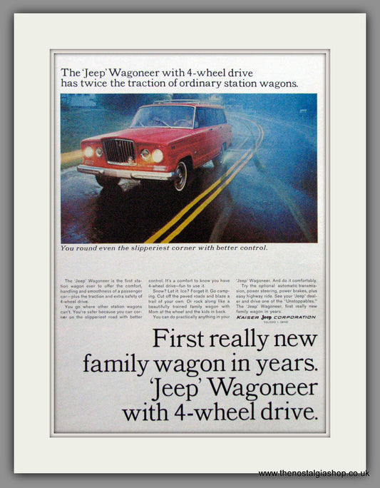 Jeep Wagoneer. 1965 Original American Advert (ref AD52302)