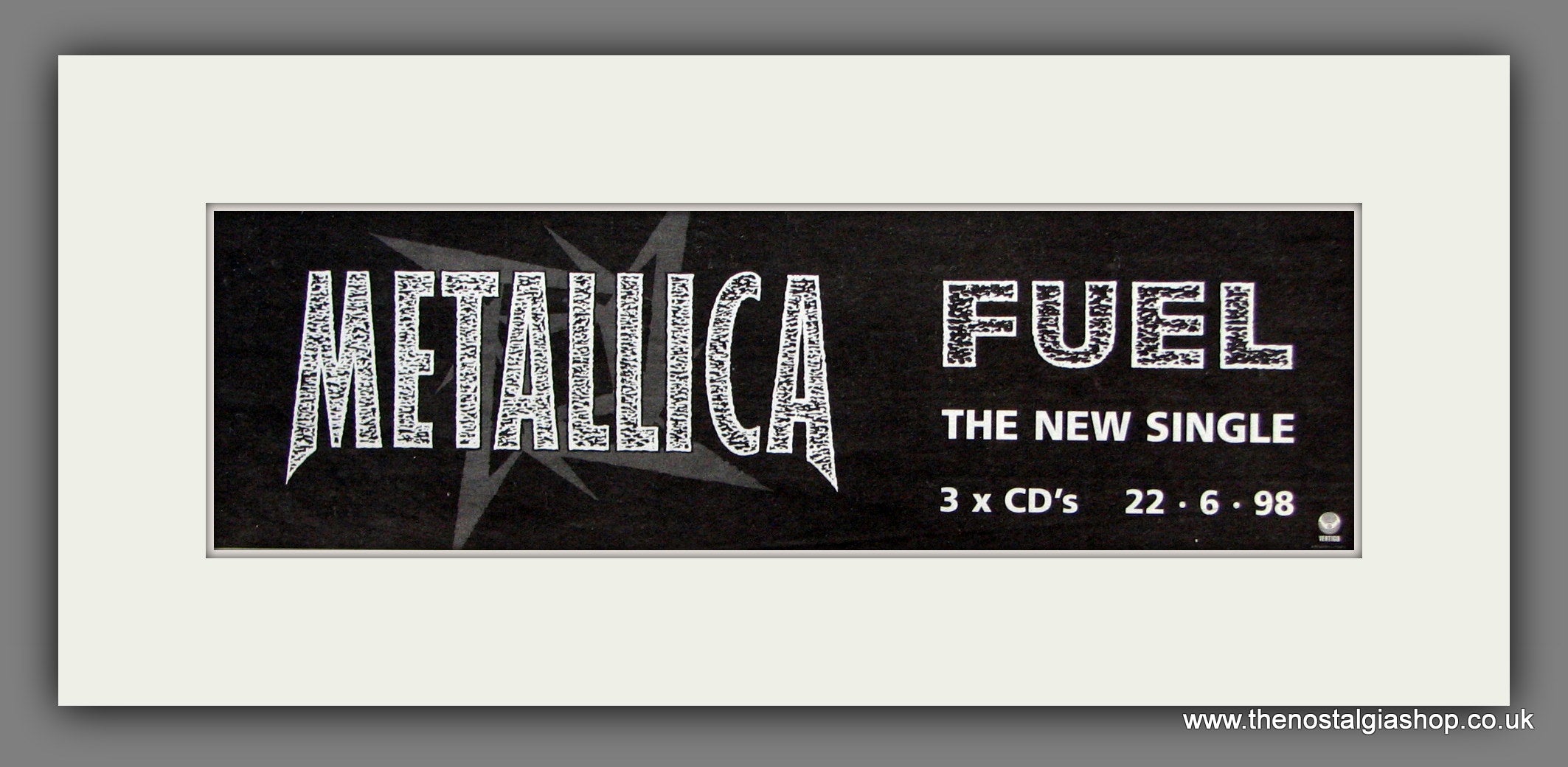 Metallica. Fuel. Original Advert 1998 (ref Ad400097) – The Nostalgia Shop