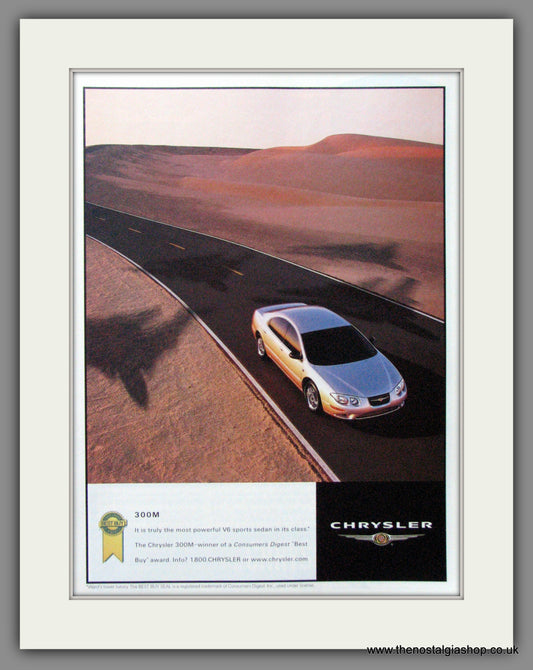 Chrysler 300M. Original American Advert 2000 (ref AD52547)