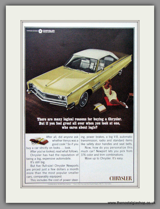 Chrysler 300 '65. Original American Advert 1965 (ref AD52592)