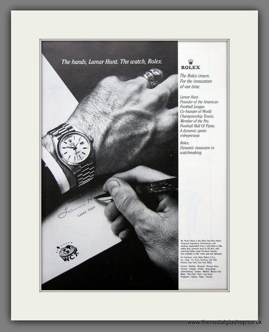 Rolex Crown Watch. Original Advert 1979 (ref AD56466)