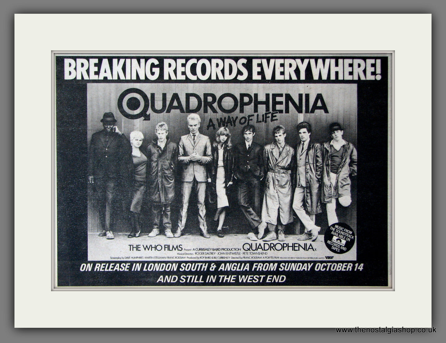 Quadrophenia. A Way Of Life. Vintage Advert 1979 (ref AD56471)