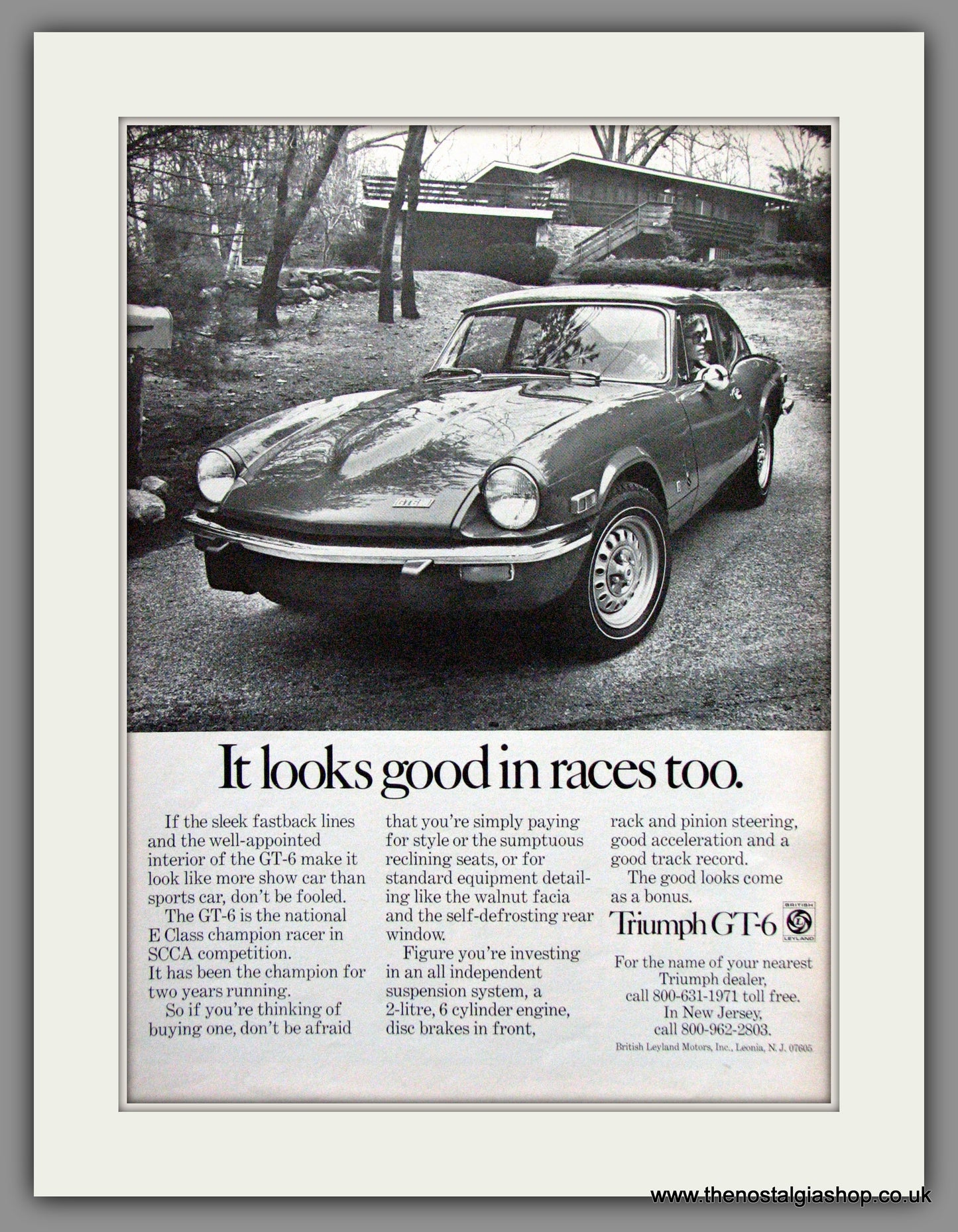 Triumph GT-6 1971 Original American Advert (ref AD52069)