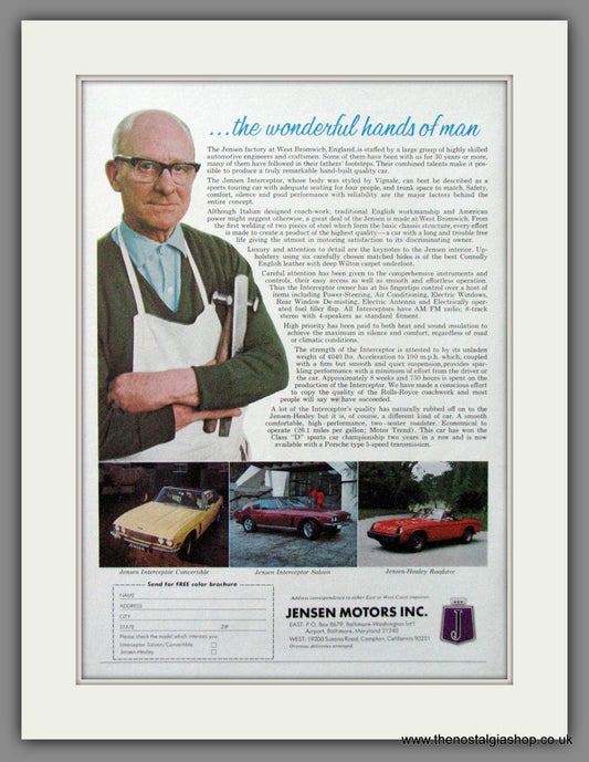 Jensen Range. 1975 Original American Advert (ref AD52109)