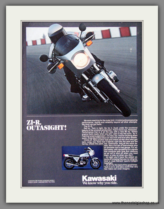 Kawasaki Z1-R Motorcycle. 1978 Original Advert. (ref AD52574)