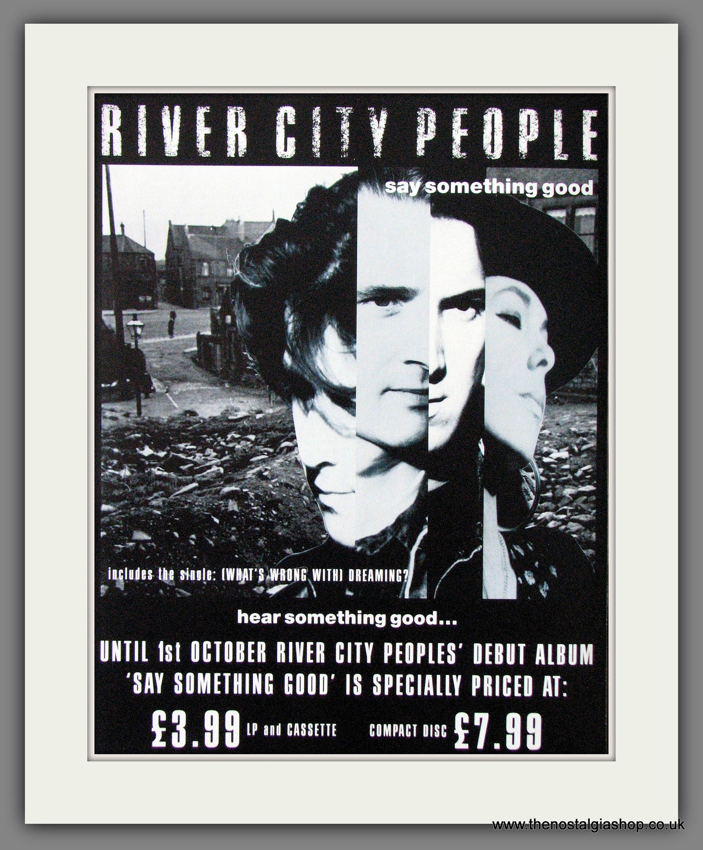 River City People. Say Something Good. 1989 Original Advert (ref AD53767)