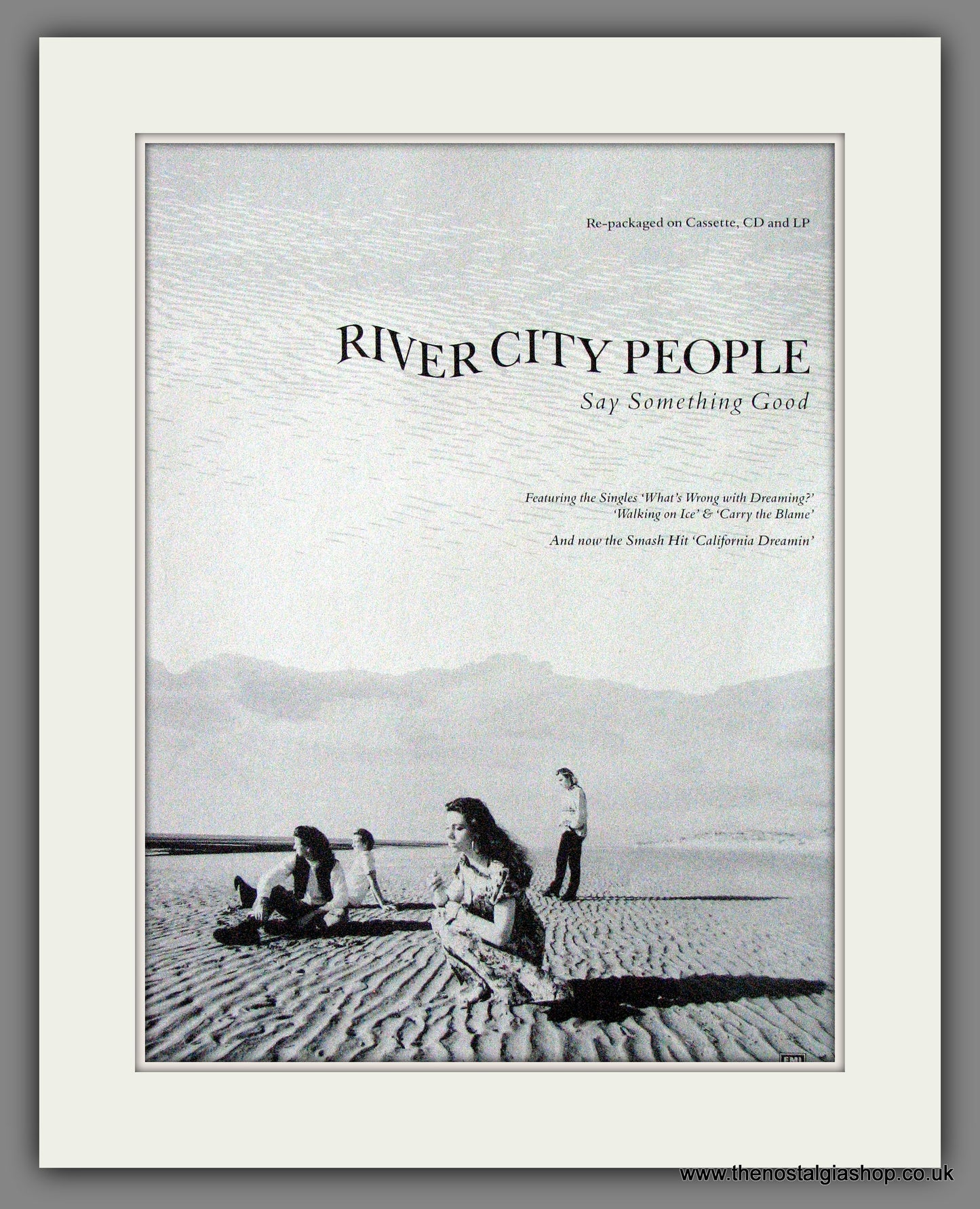 River City People. Say Something Good. 1990 Original Advert (ref AD53768)